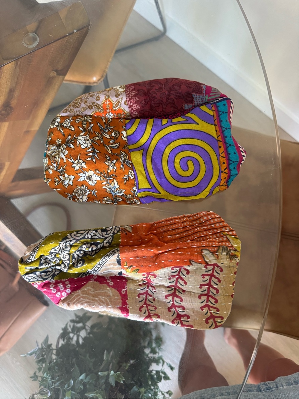 Patchwork Multicolor Headbands - Vibrant Boho Print